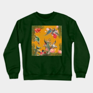 Peacocks & Peonies (III) Crewneck Sweatshirt